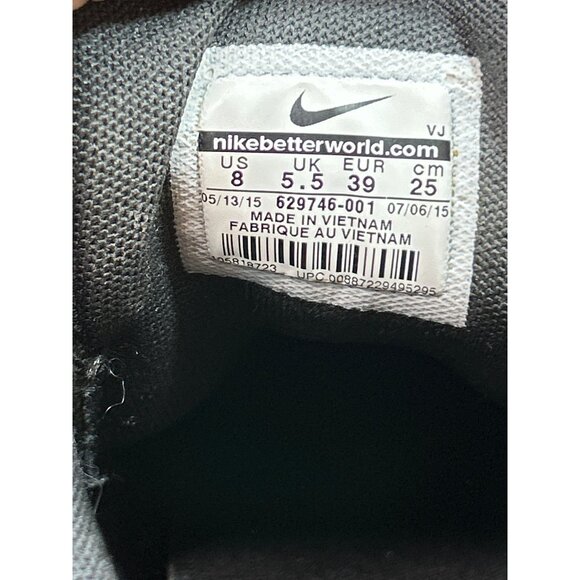 Nike Force Dunk Sky Hi Hidden Wedge Heel Black White High 629746-001 Womens 8 - Picture 7 of 10